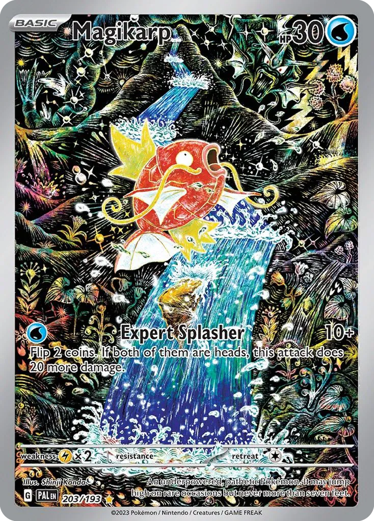 Magikarp #203, Paldea Evolved Illustration Rare