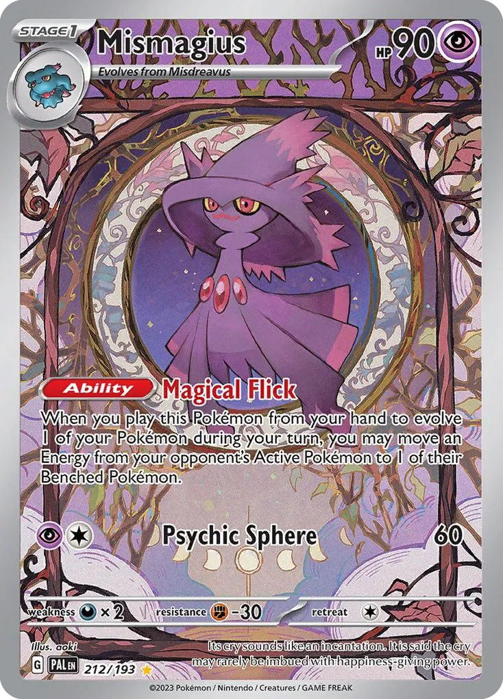 Mismagius #212, Paldea Evolved