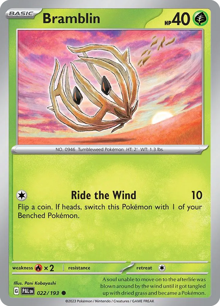 Bramblin #22, Paldea Evolved