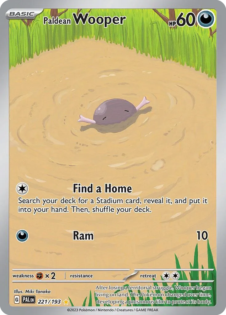 Paldean Wooper #221, Paldea Evolved