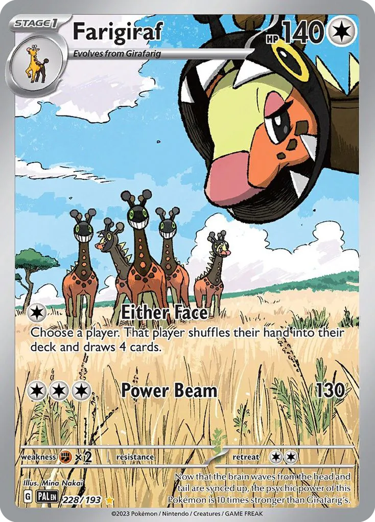 Farigiraf #228, Paldea Evolved