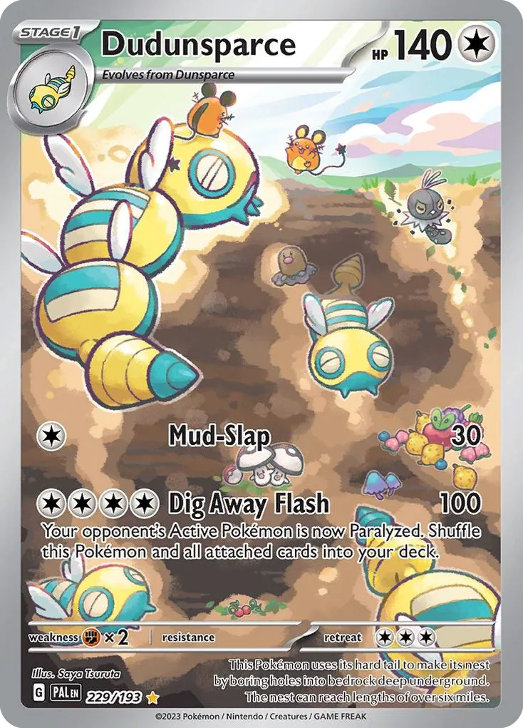 Dudunsparce #229, Paldea Evolved