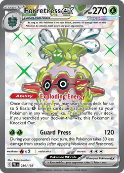 Forretress ex #230, Standard