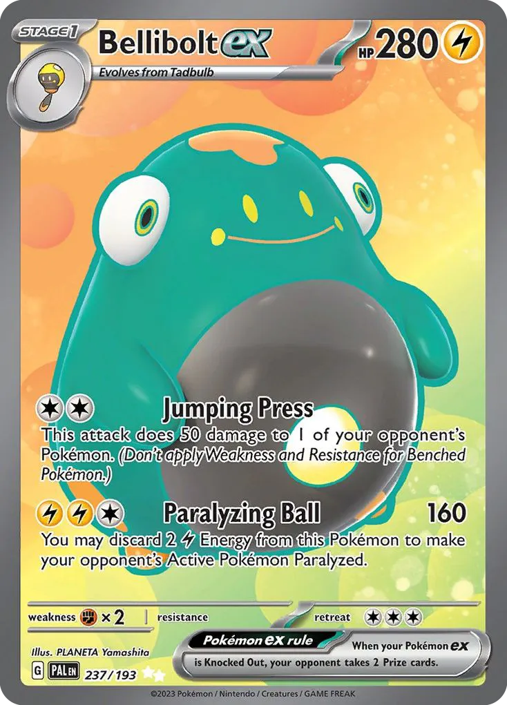 Bellibolt ex #237, Paldea Evolved