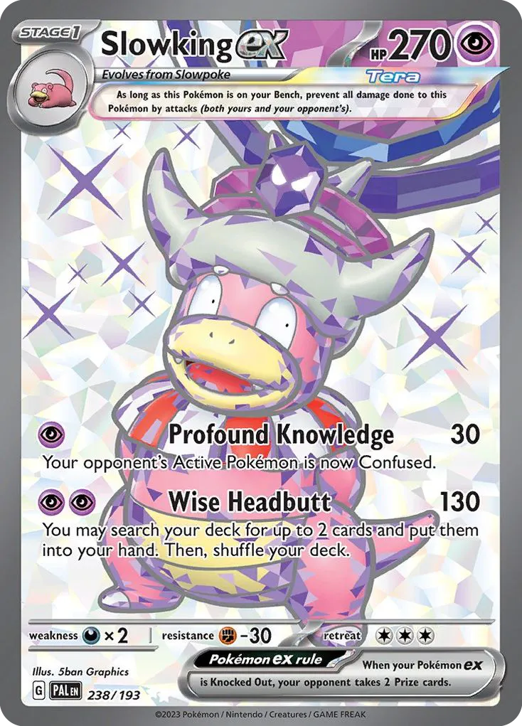 Slowking ex #238, Paldea Evolved