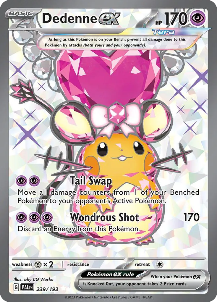 Dedenne ex #239, Paldea Evolved
