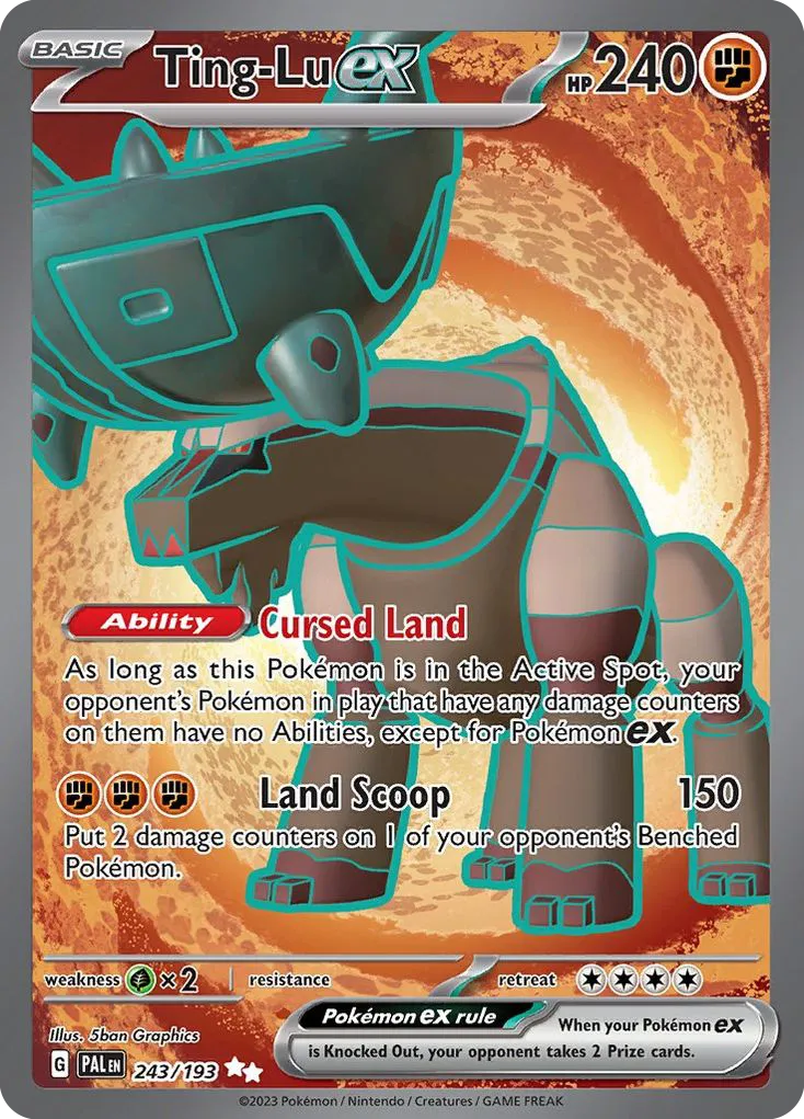 Ting-Lu ex #243, Paldea Evolved
