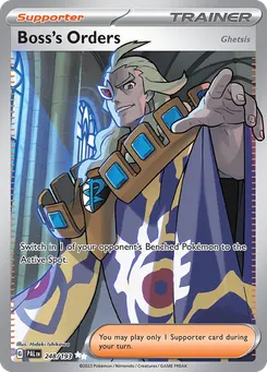 Boss's Orders (Ghetsis) #248, Paldea Evolved