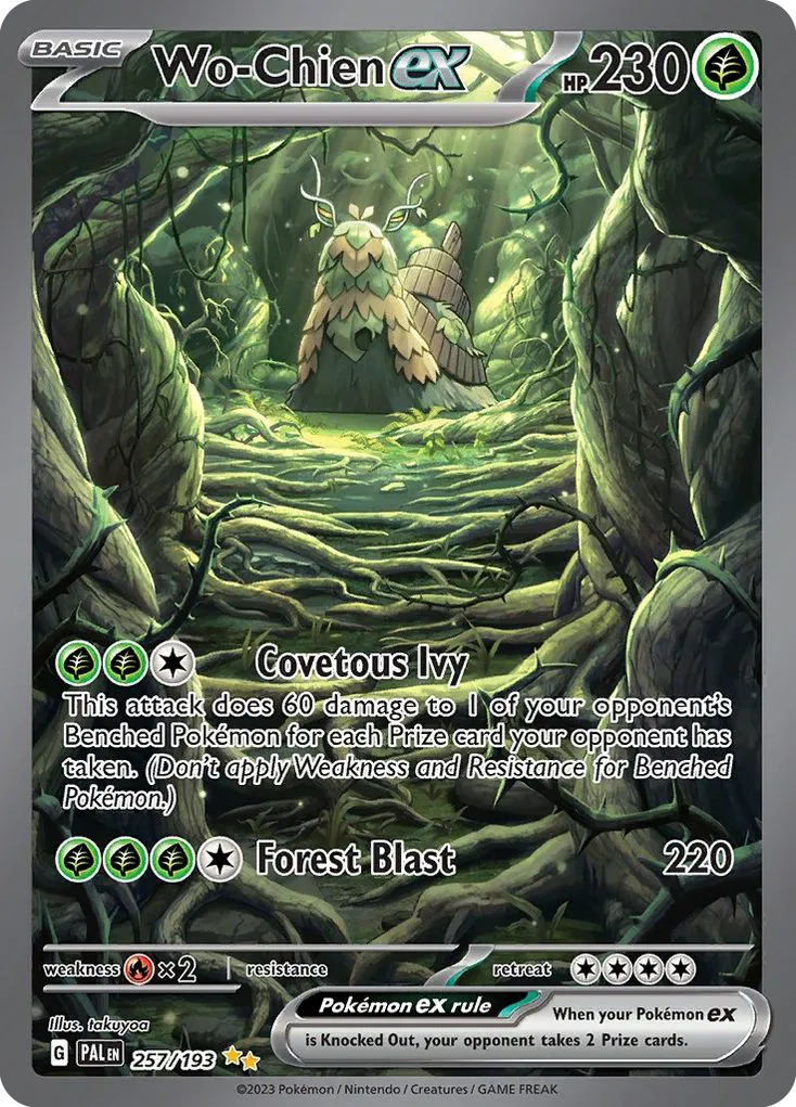 Wo-Chien ex #257, Paldea Evolved