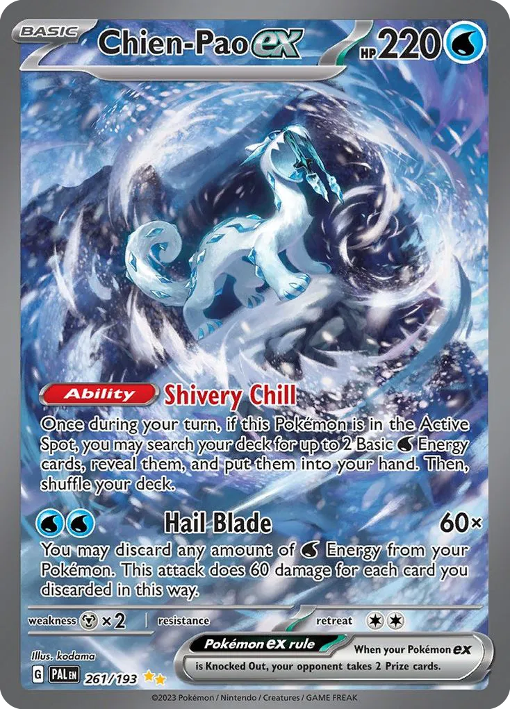 Chien-Pao ex #261, Paldea Evolved