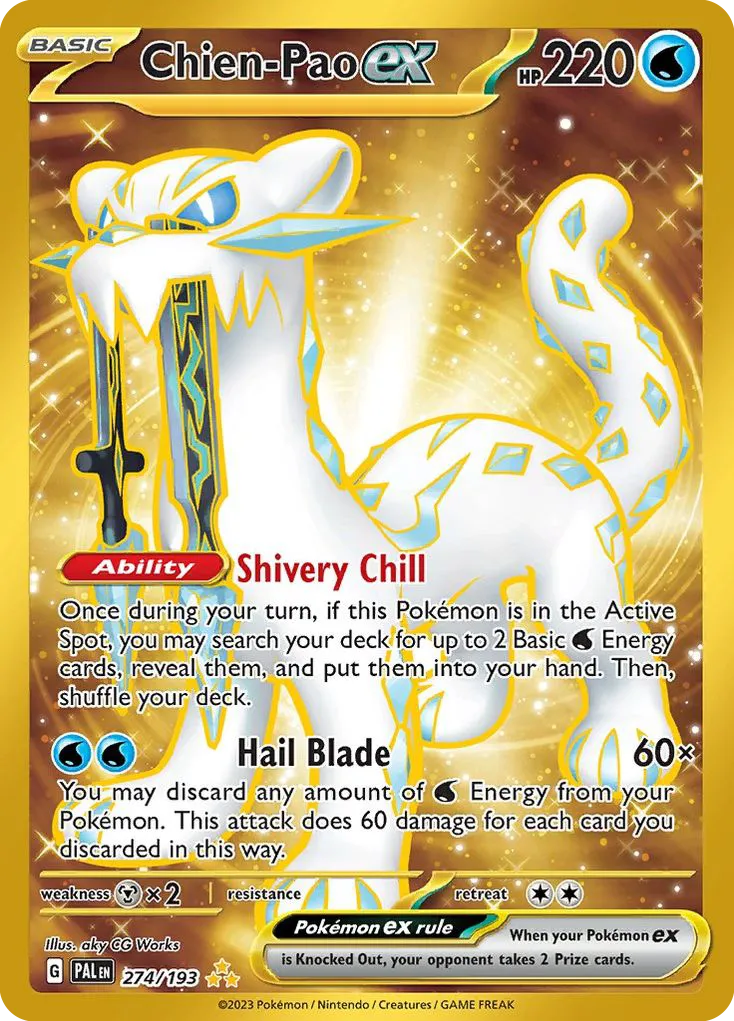 Chien-Pao ex #274, Paldea Evolved