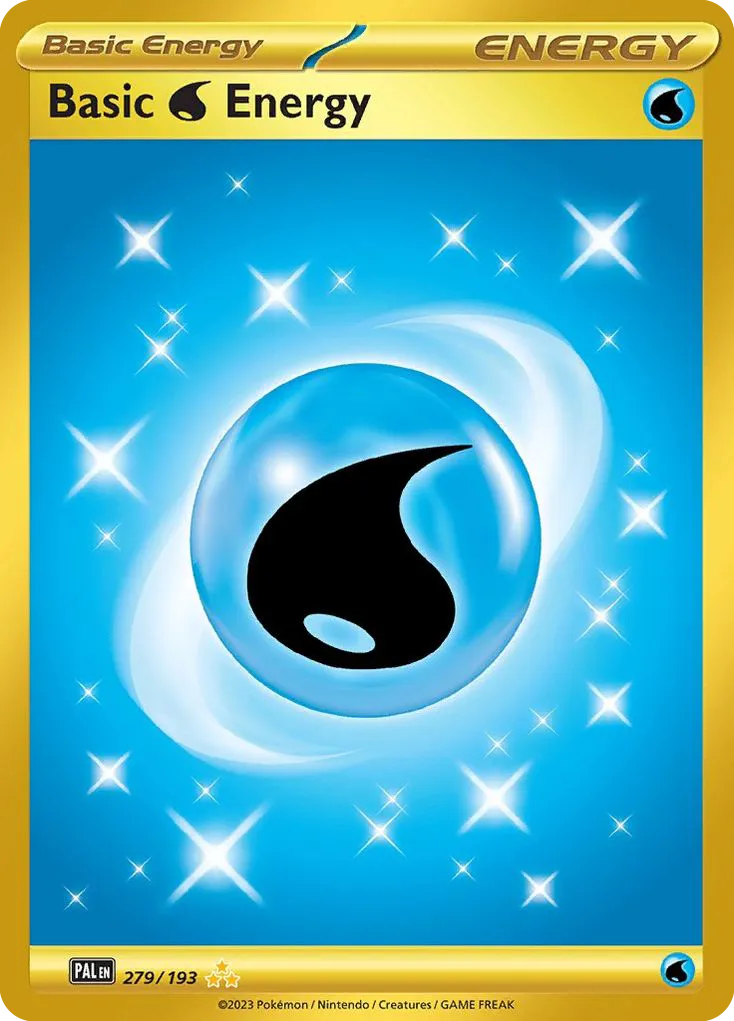 Basic Water Energy #279, Paldea Evolved