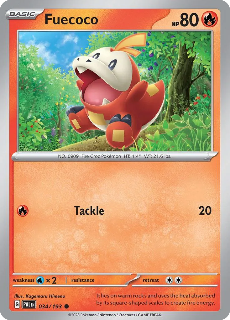 Fuecoco #34, Paldea Evolved