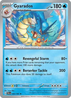 Gyarados #43, Reverse Holo
