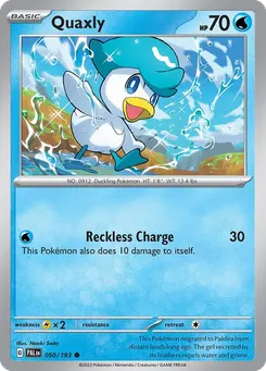 Quaxly #50, Reverse Holo