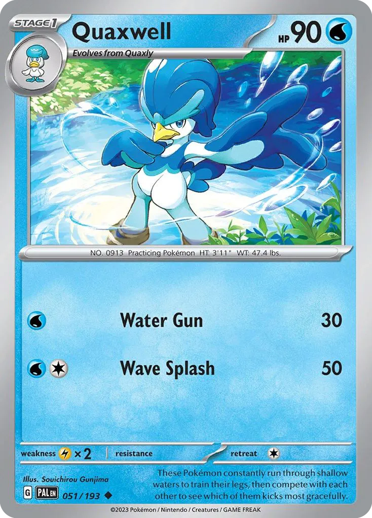 Quaxwell #51, Paldea Evolved Reverse Holo