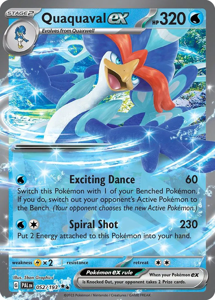 Quaquaval ex #52, Paldea Evolved