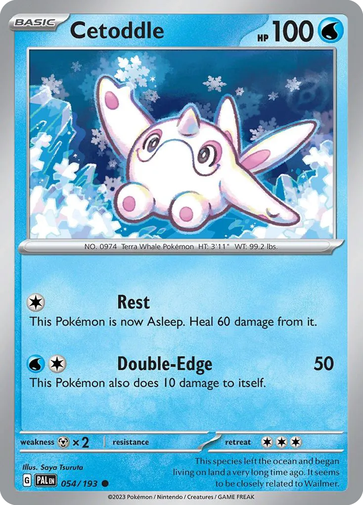 Cetoddle #54, Paldea Evolved