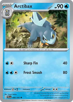 Arctibax #59, Reverse Holo