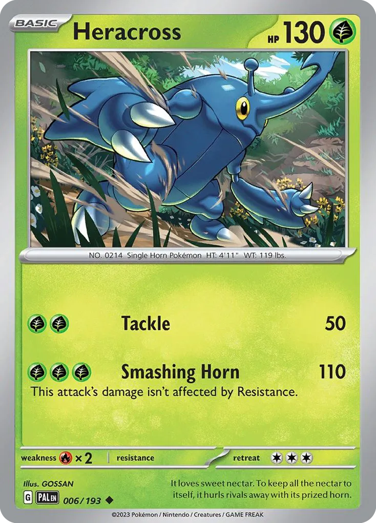 Heracross #6, Paldea Evolved