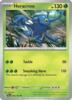 Heracross #6, Reverse Holo