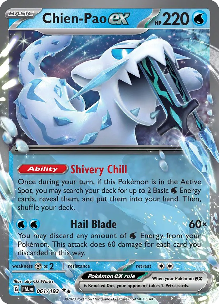 Chien-Pao ex #61, Paldea Evolved