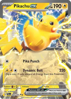 Pikachu ex #63, Standard