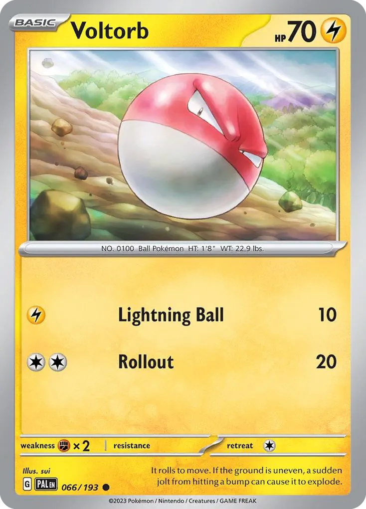 Voltorb #66, Paldea Evolved