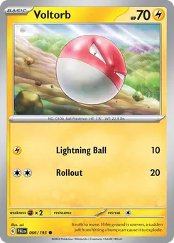 Voltorb #66, Reverse Holo