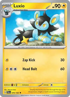 Luxio #70, Reverse Holo
