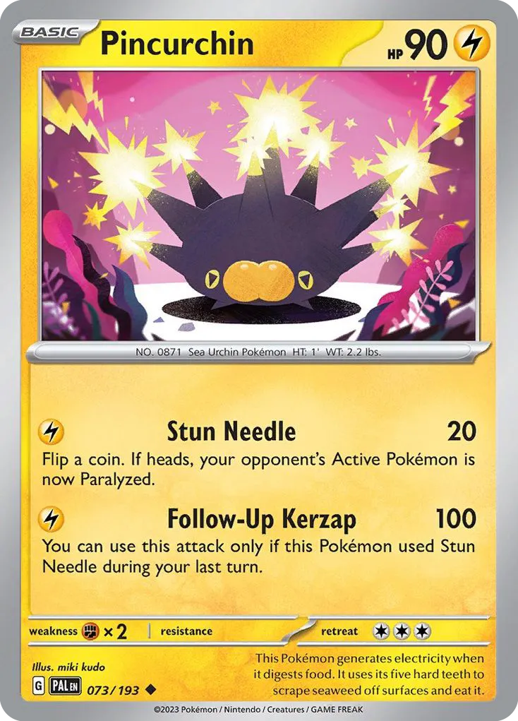 Pincurchin #73, Paldea Evolved