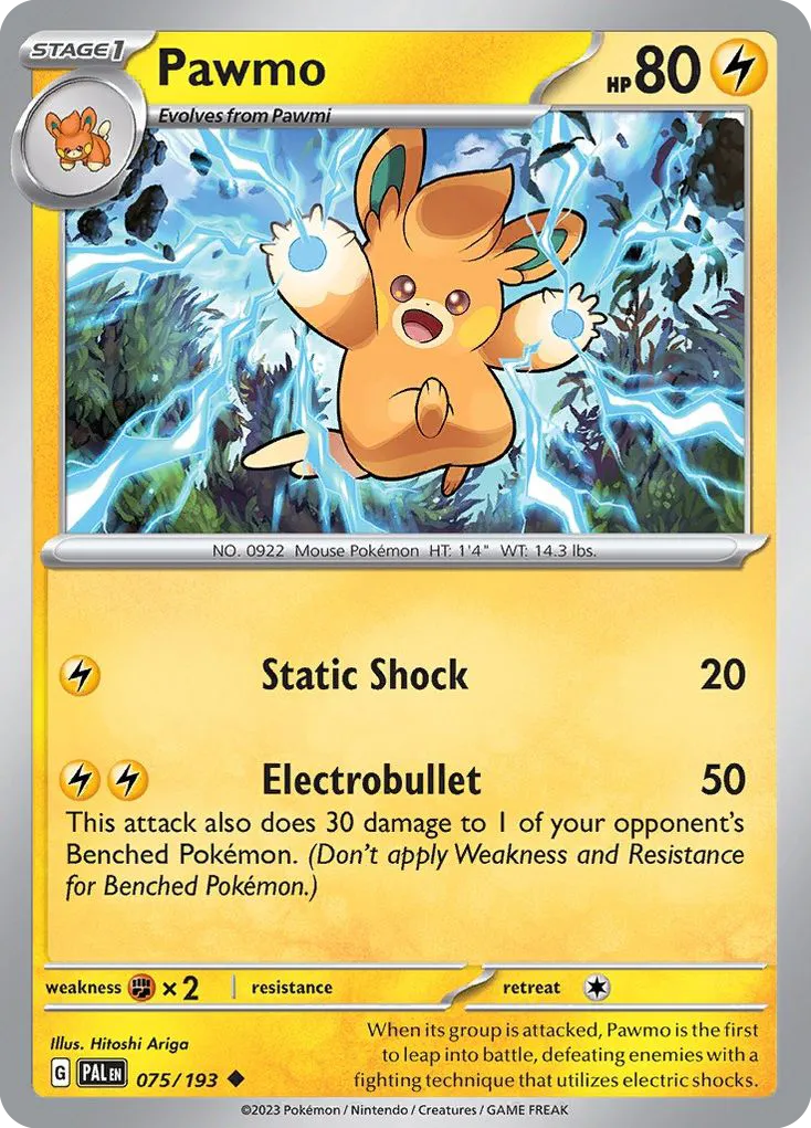 Pawmo #75, Paldea Evolved
