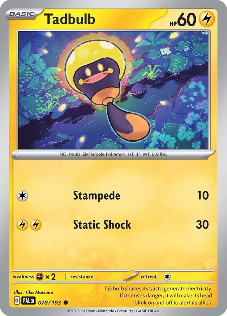 Tadbulb #78, Paldea Evolved