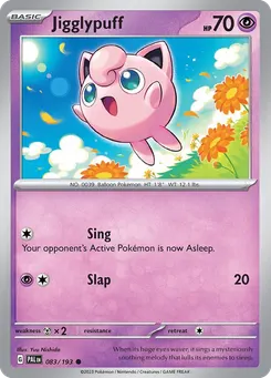 Jigglypuff #83, Reverse Holo