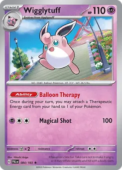 Wigglytuff #84, Reverse Holo