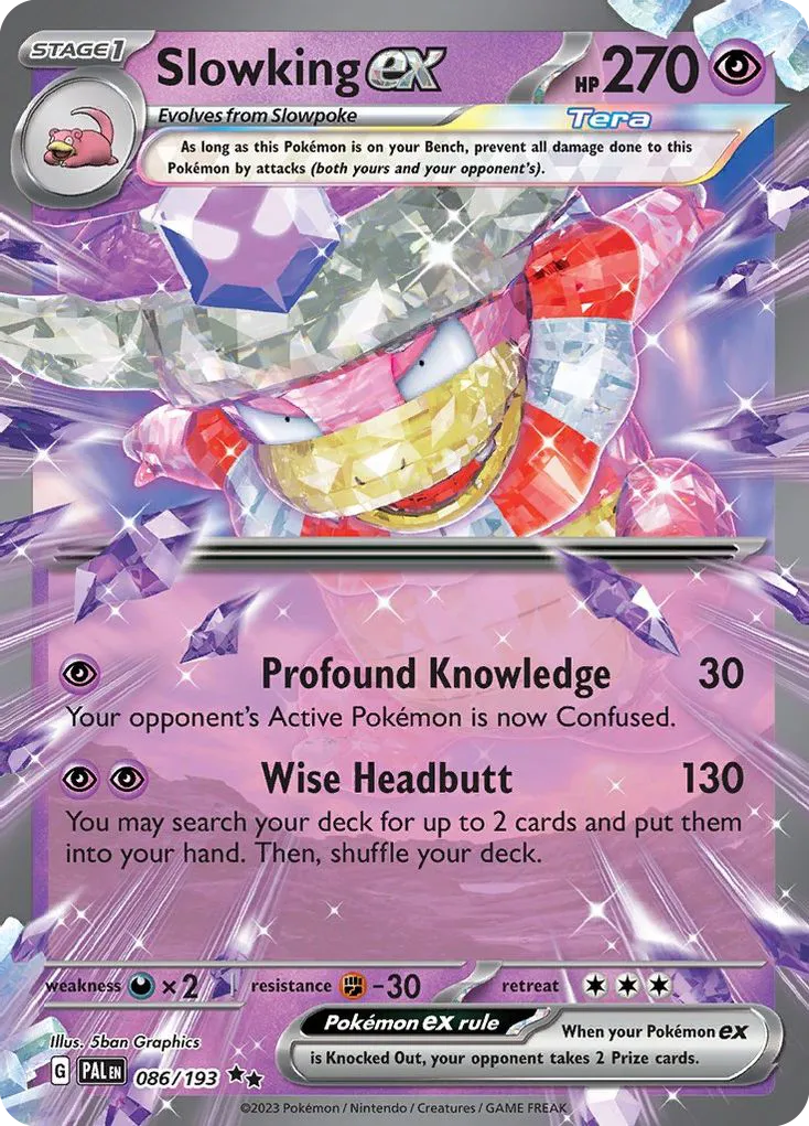 Slowking ex #86, Paldea Evolved