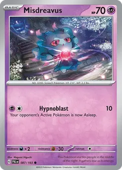 Misdreavus #87, Reverse Holo