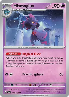 Mismagius #88, Inverted Back