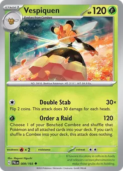 Vespiquen #9, Reverse Holo