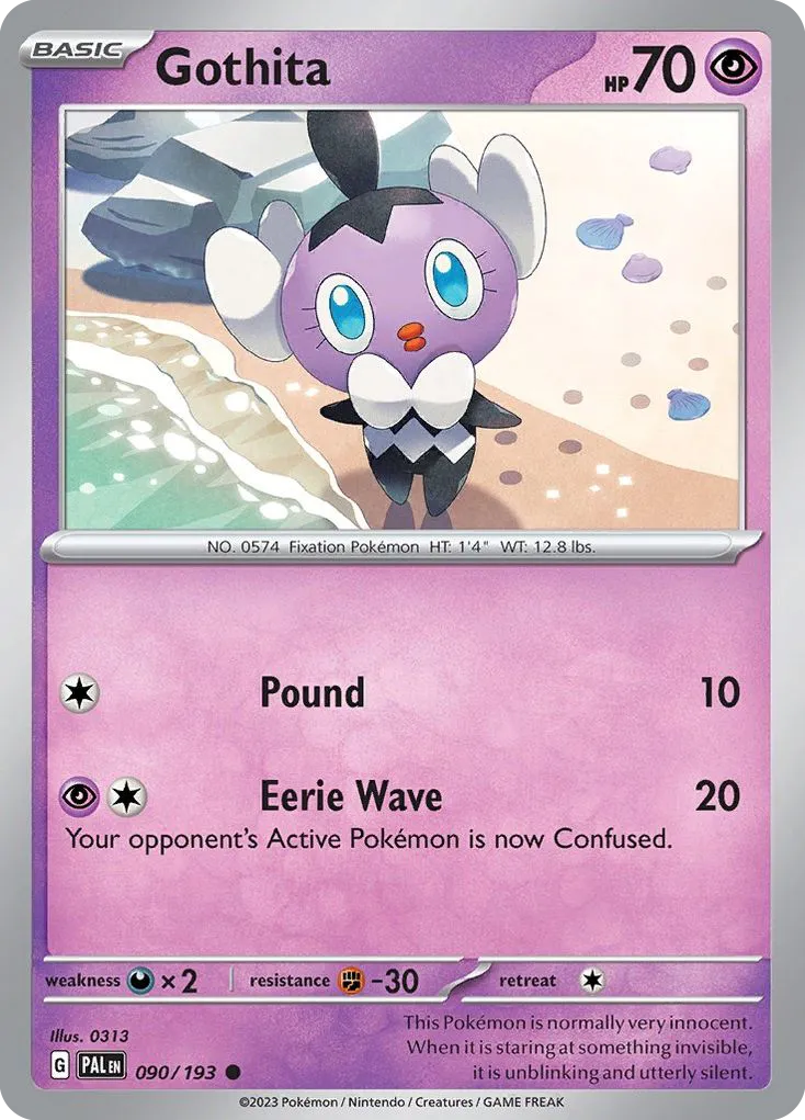 Gothita #90, Paldea Evolved