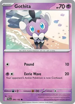 Gothita #90, Reverse Holo