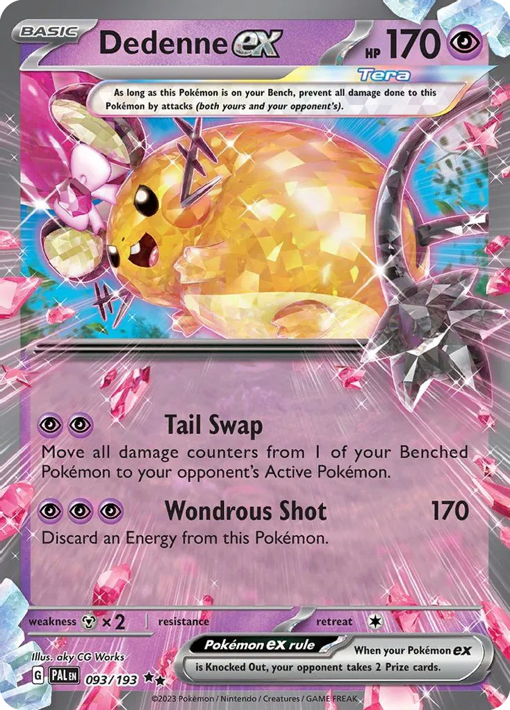 Dedenne ex #93, Paldea Evolved
