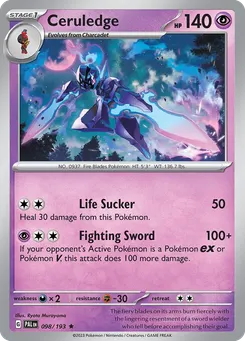 Ceruledge #98, Reverse Holo