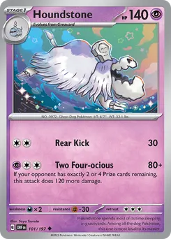 Houndstone #101, Reverse Holo