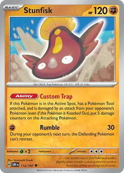 Stunfisk #112, Reverse Holo