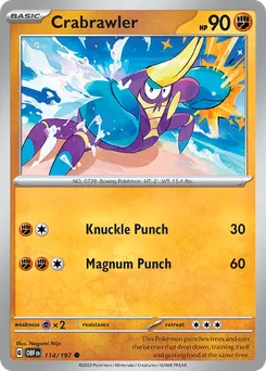 Crabrawler #114, Reverse Holo