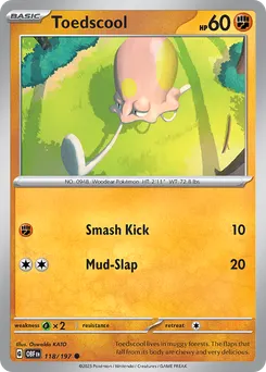 Toedscool #118, Reverse Holo