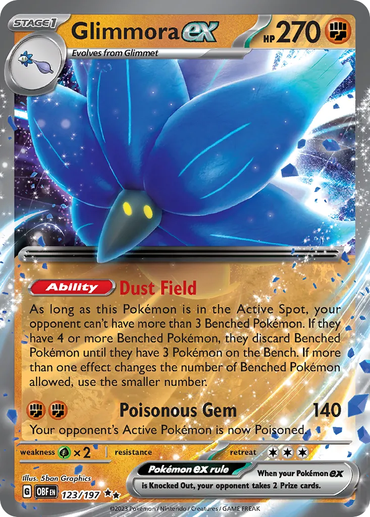 Glimmora ex #123, Obsidian Flames