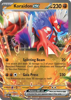 Koraidon ex #124, Standard