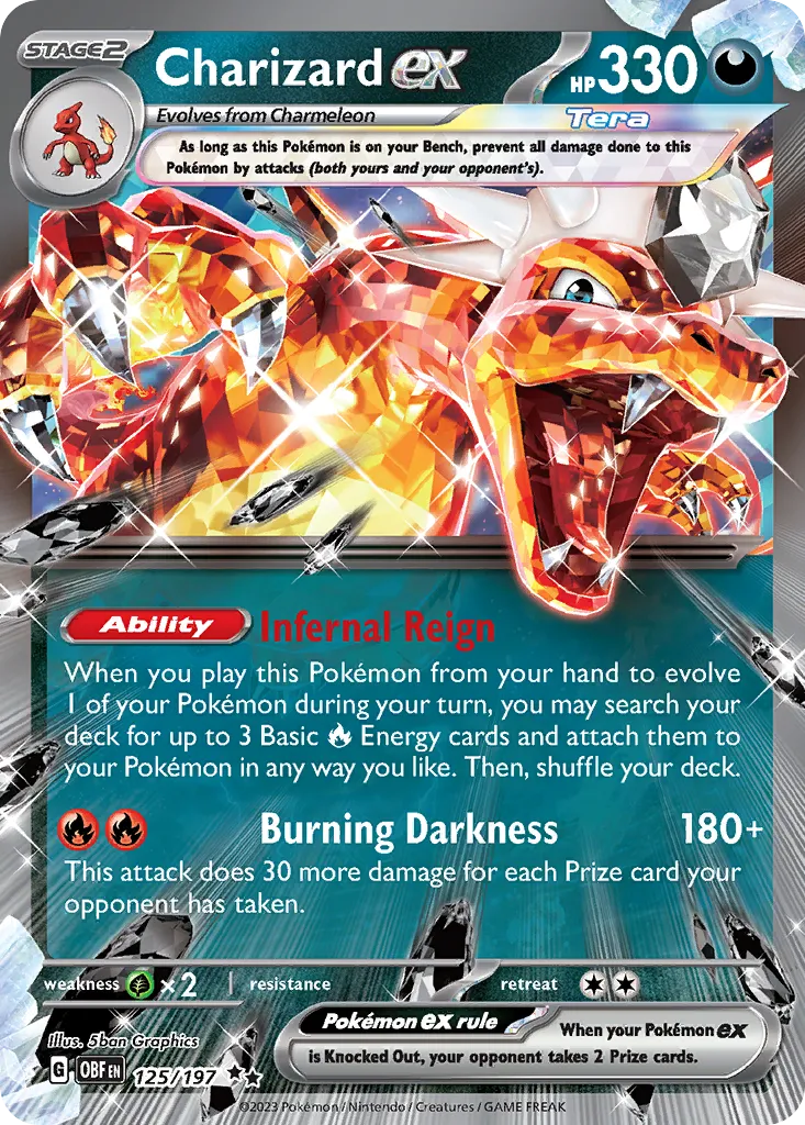 Charizard ex #125, Obsidian Flames